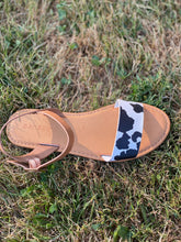 Load image into Gallery viewer, Cow Print Sandal
