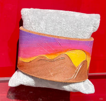 Load image into Gallery viewer, Sunset Leather Cuff

